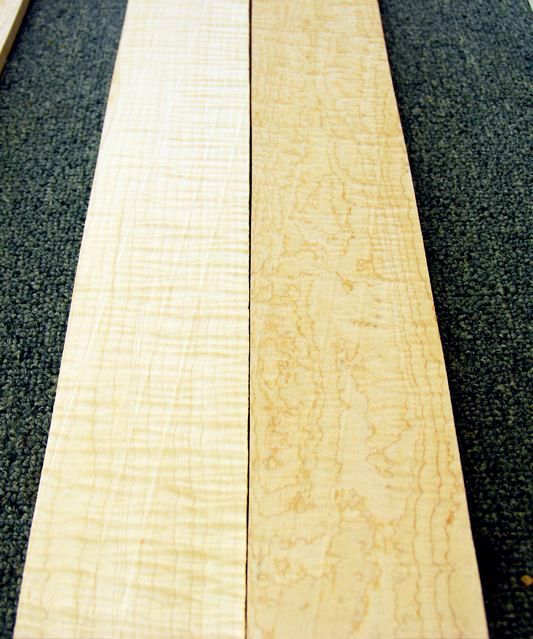 flame figured curly maple tonewoods